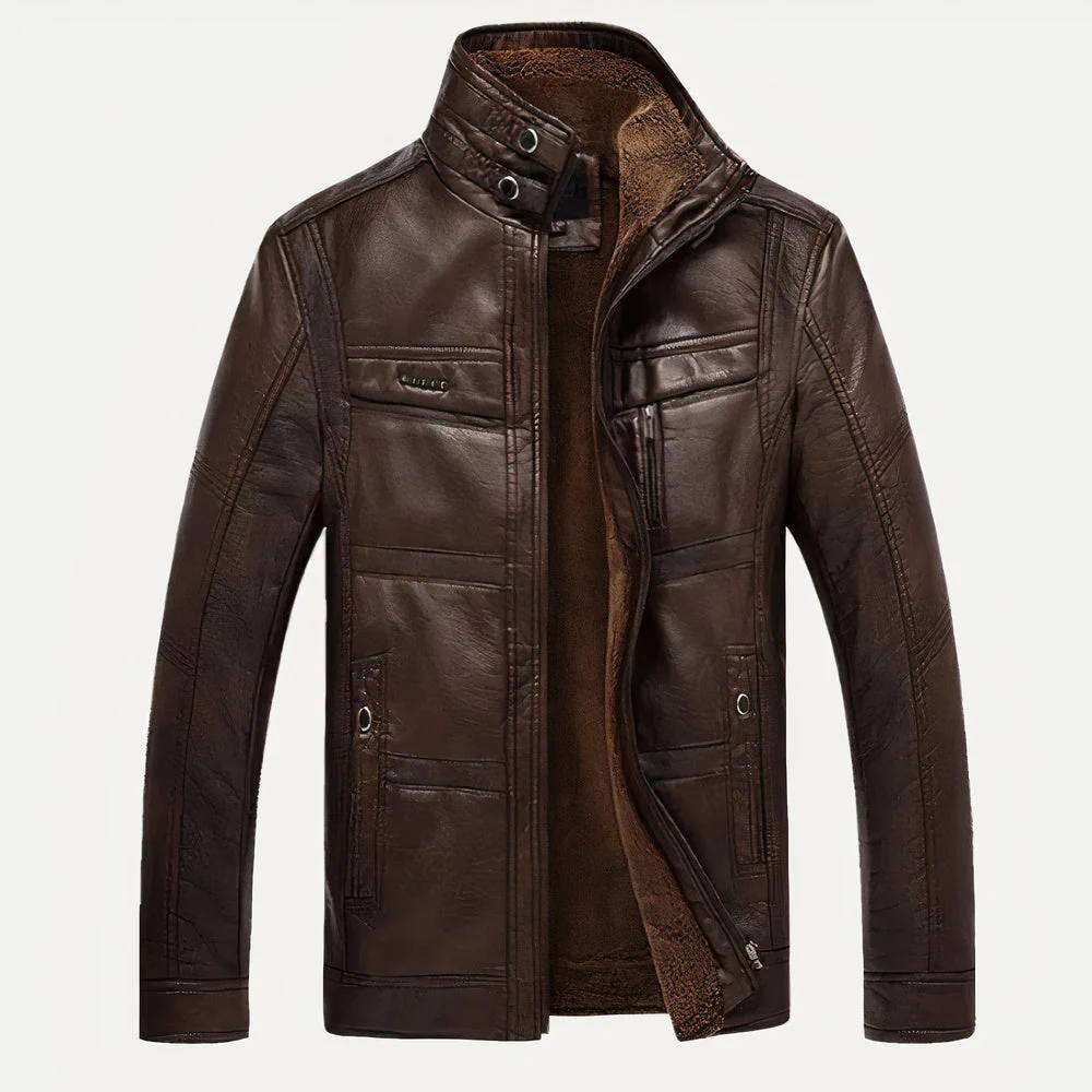 Modische Lederjacke für Männer - Falko - Image 2