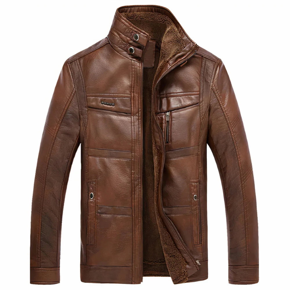 Modische Lederjacke für Männer - Falko - Image 3