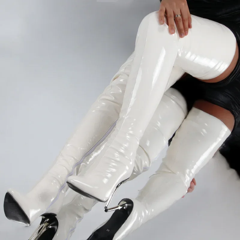 Modische Overknee-Stiefel für Damen | Spitze Zehenpartie - Image 7