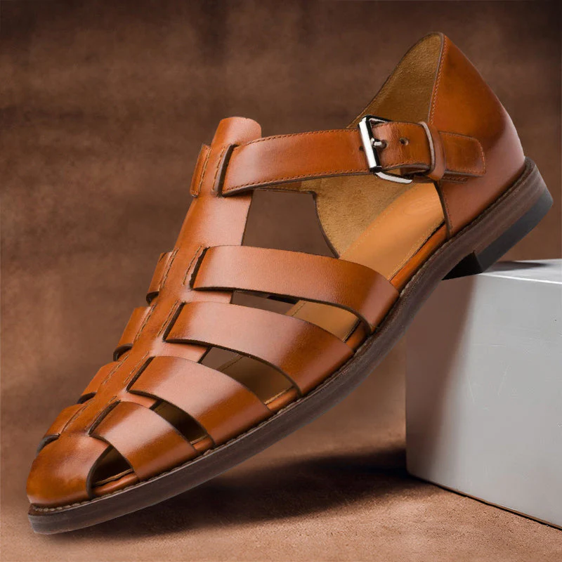 Modische Sommersandalen aus Leder  - Chlodwig - Image 3