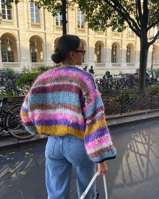 Modische Strickjacke für Damen | Offene Vorderseite - Image 2
