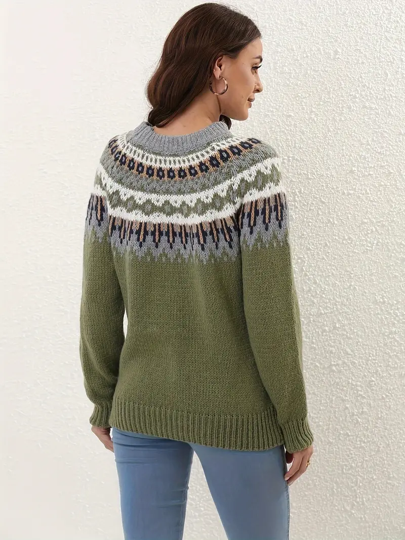 MODISCHER DAMENPULLOVER | ELEGANTER STIL, KOMFORTABEL, MUSTER - Image 2