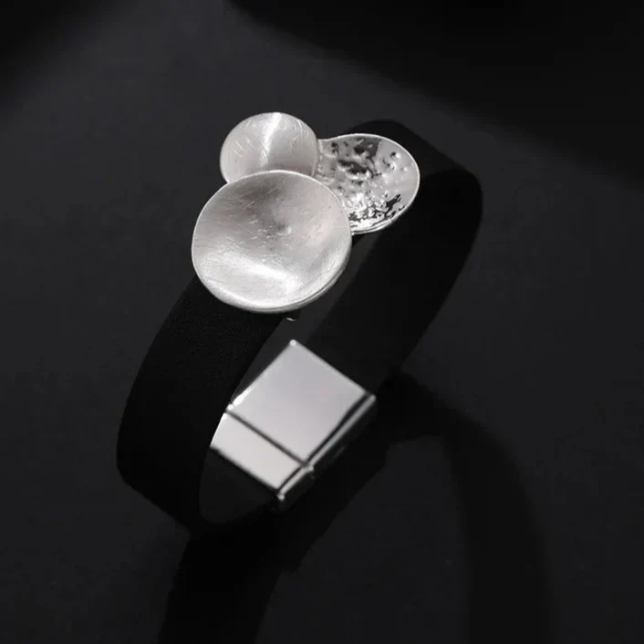 Modisches Damen Lederarmband Retro Magnetverschluss - Image 11