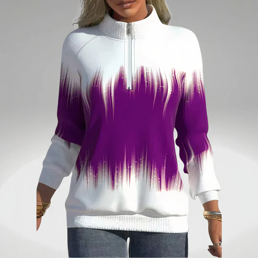 Modisches Damen-Sweatshirt für Herbst und Winter - Karoline - Image 3