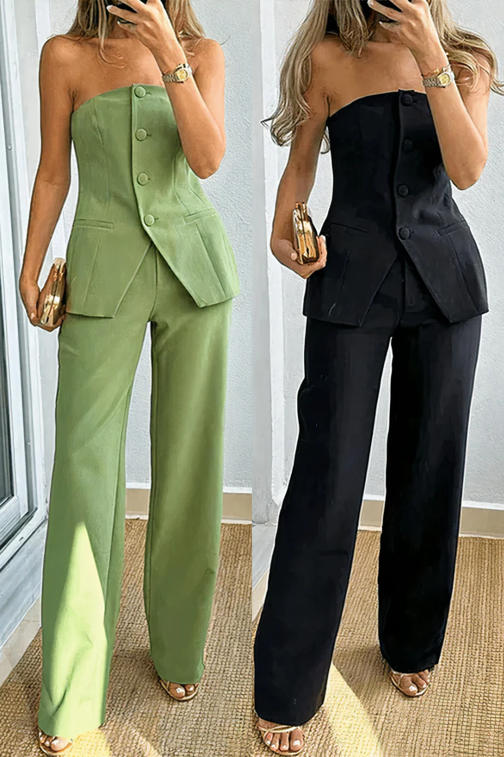 Modisches maßgeschneidertes Set für Damen | Hose und Oberteil - Image 3