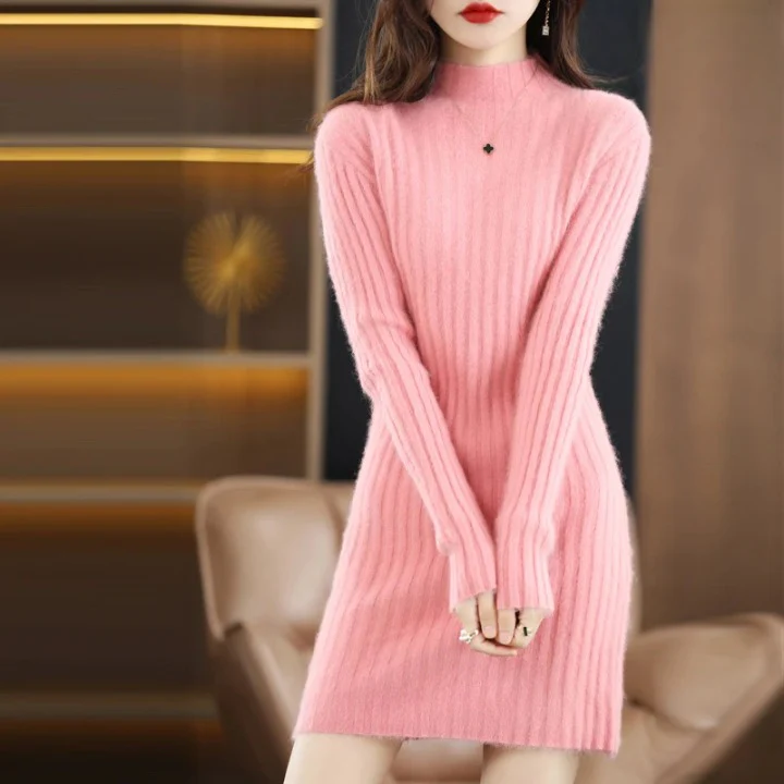 Modisches warmes Pulloverkleid für Frauen - Galina - Image 5