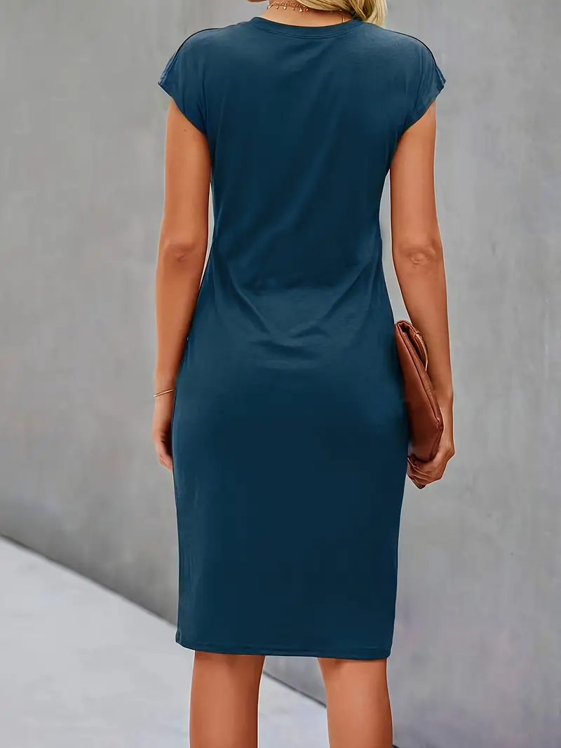 Monette – Lässig-schickes Midikleid mit Knotendetail - Image 2