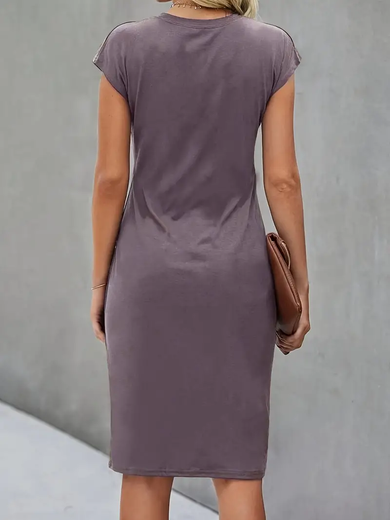 Monette – Lässig-schickes Midikleid mit Knotendetail - Image 3