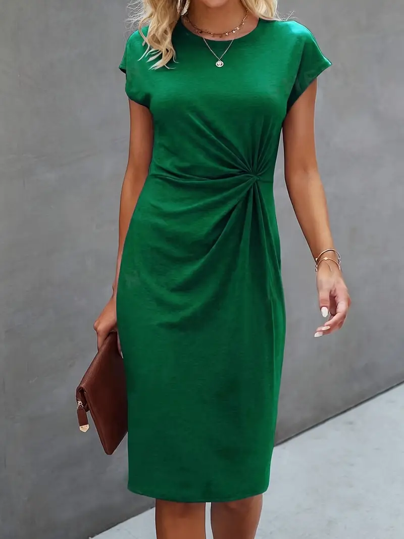 Monette – Lässig-schickes Midikleid mit Knotendetail - Image 7