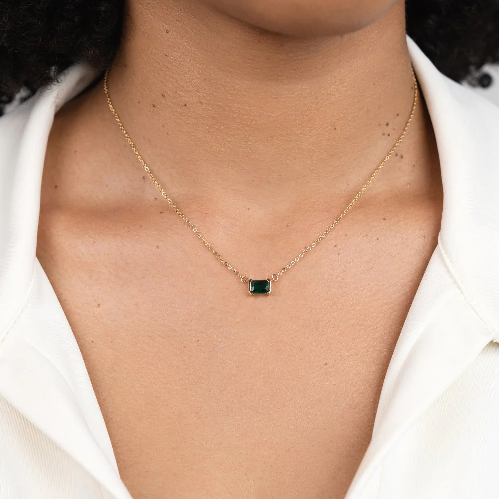 Moni Grünes Smaragd-Halsband - Image 2