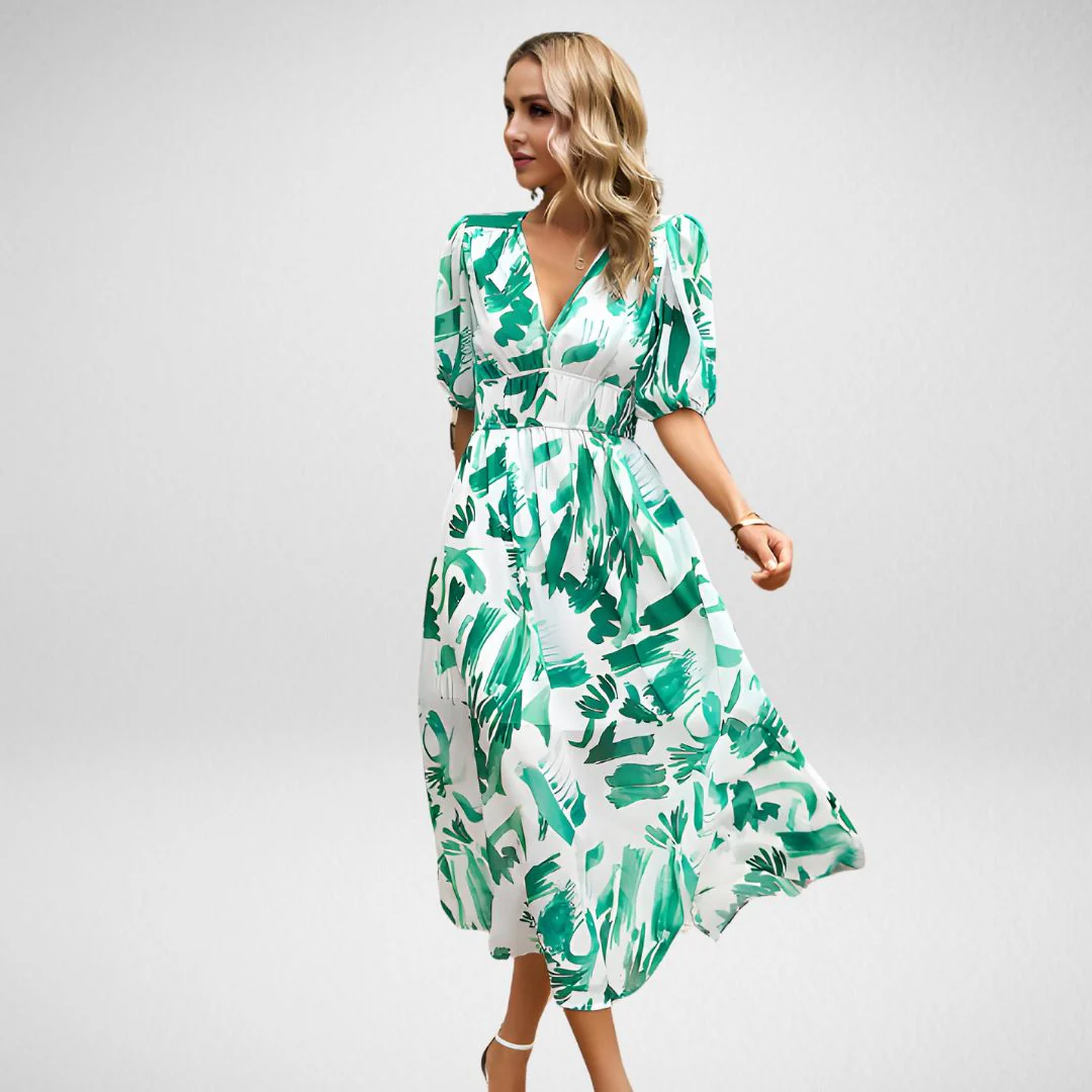 MONIA | CHARMING KLEID MIT V-AUSSCHNITT - Image 4