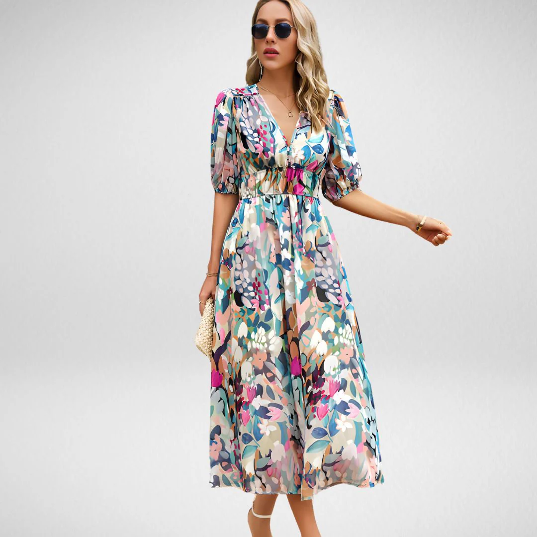MONIA | CHARMING KLEID MIT V-AUSSCHNITT - Image 5