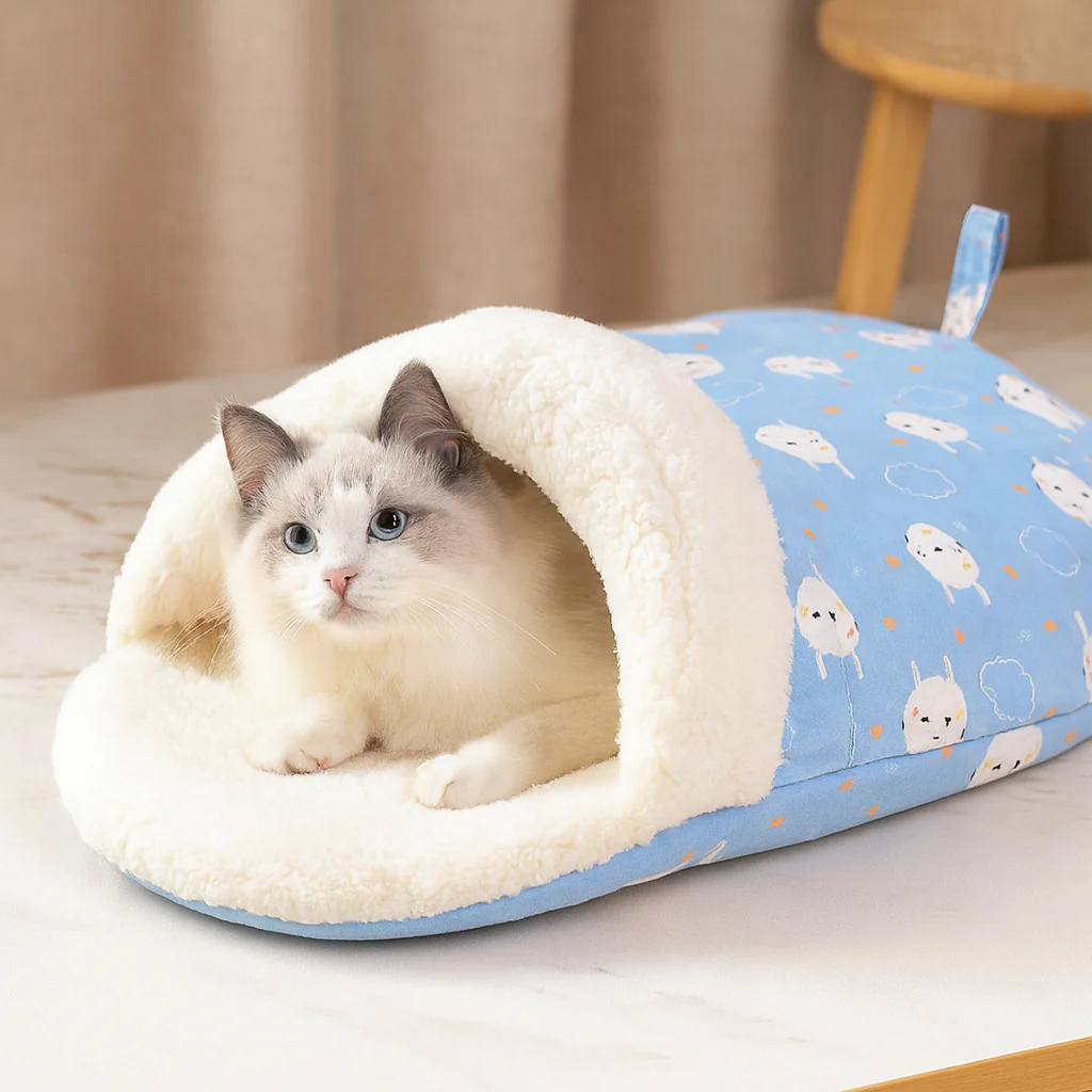 MoonLounge | Plüsch-Katzen-Schlafpod - Image 2
