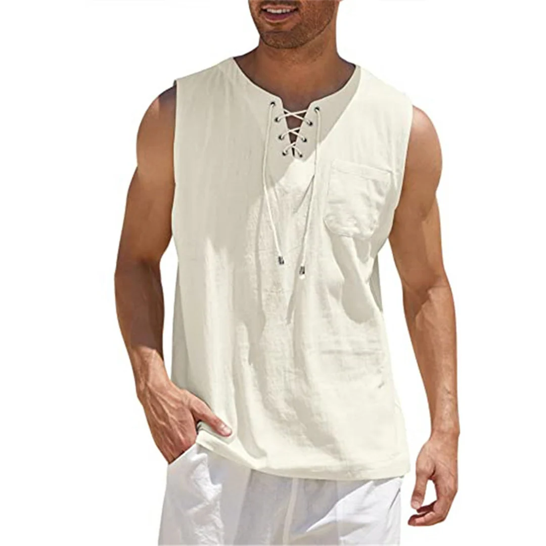 Moritz - Herren Lässiges ärmelloses Shirt - Image 2
