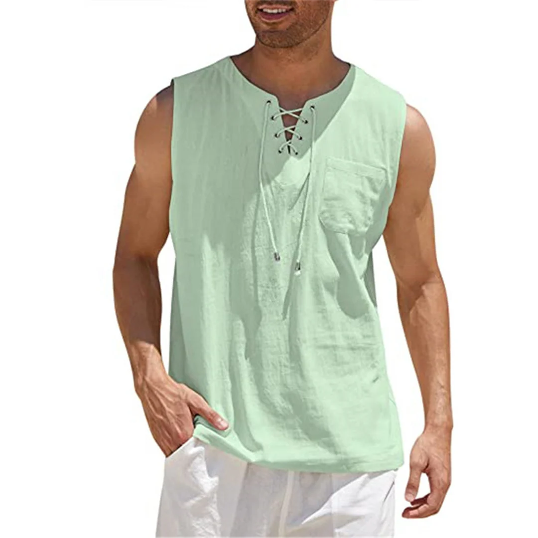 Moritz - Herren Lässiges ärmelloses Shirt - Image 3