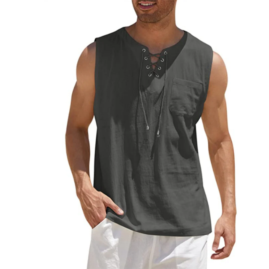 Moritz - Herren Lässiges ärmelloses Shirt - Image 5