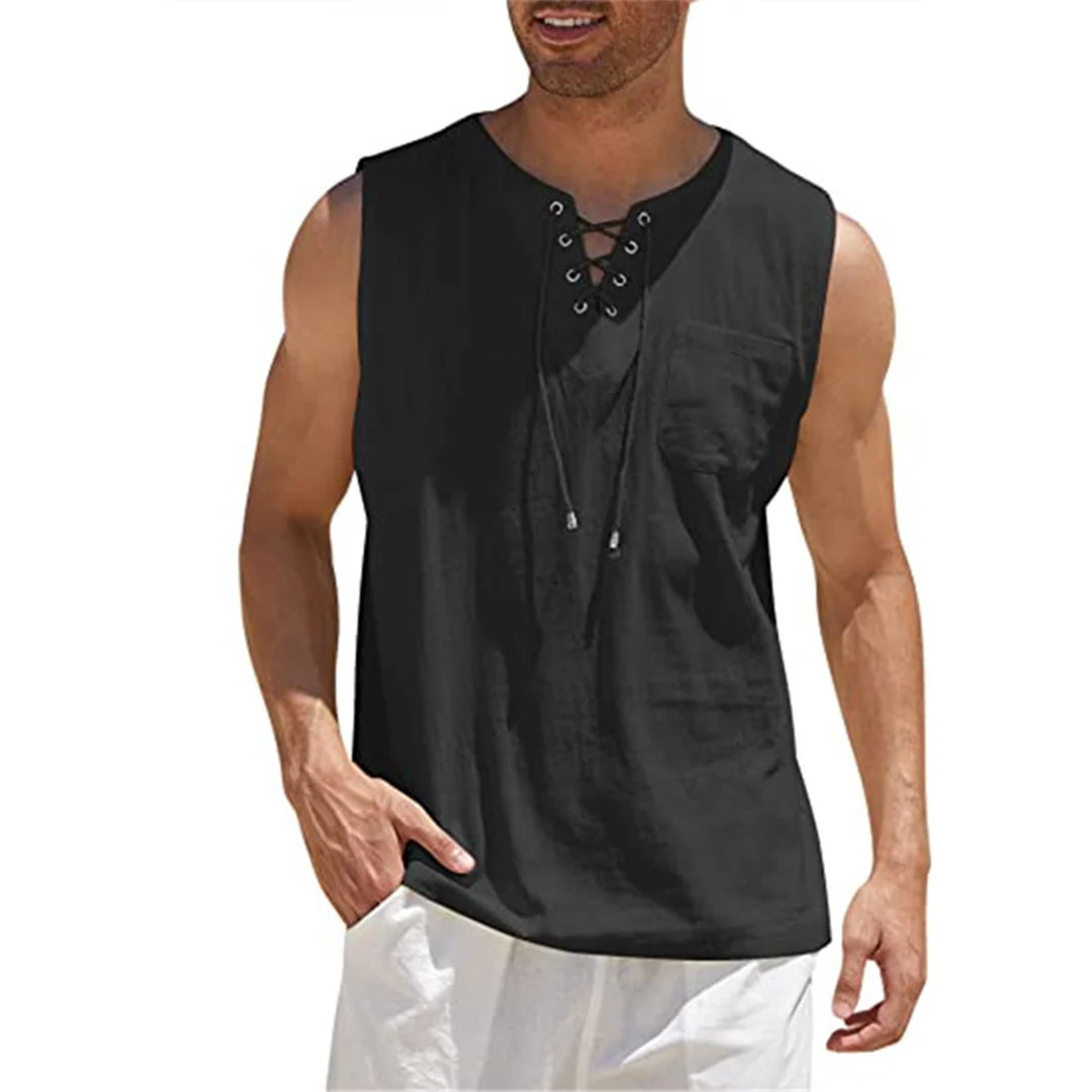 Moritz - Herren Lässiges ärmelloses Shirt - Image 6
