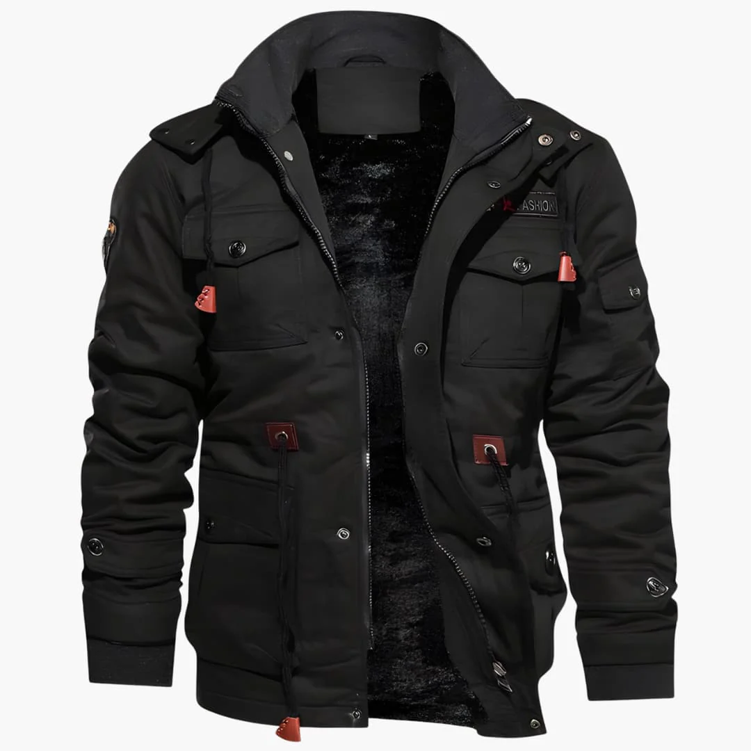 Multi-Pocket Militärjacke für Herren - Image 6