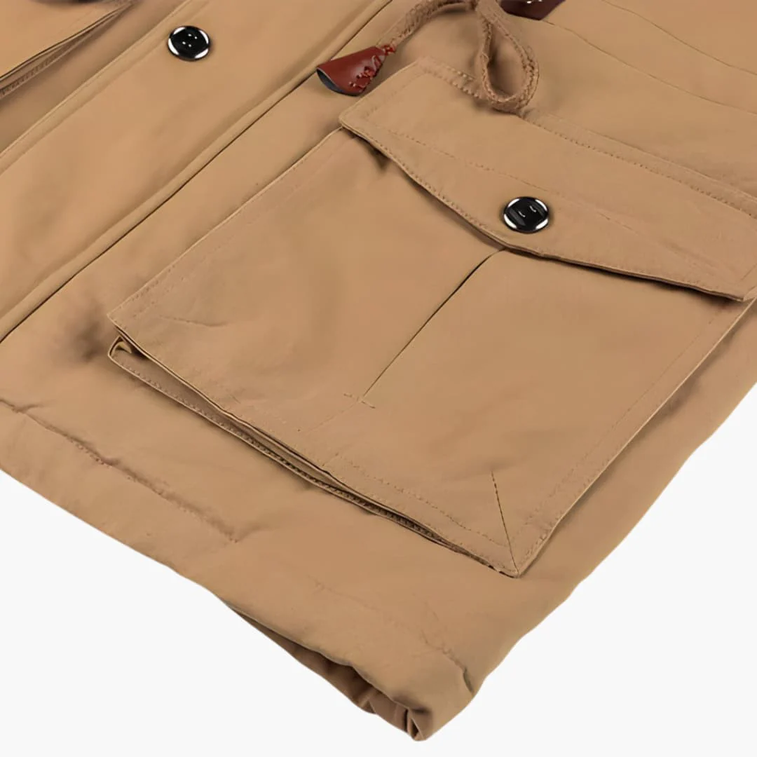 Multi-Pocket Militärjacke für Herren - Image 9