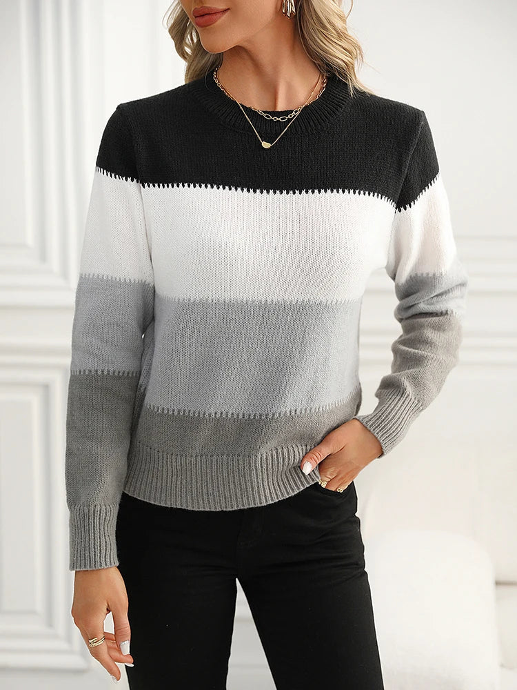 Multicolor-Pullover für Damen - Image 3