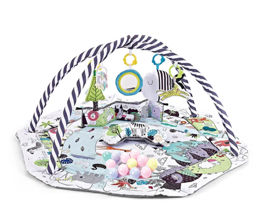 Multifunktionale 8-in-1-Spielmatte für Babys – Abnehmbare sensorische Spielzeuge mit weichem Schaumstoffdesign für Babys - Image 3