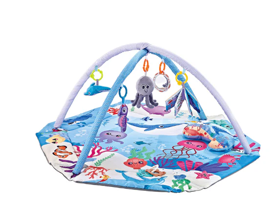 Multifunktionale 8-in-1-Spielmatte für Babys – Abnehmbare sensorische Spielzeuge mit weichem Schaumstoffdesign für Babys - Image 5