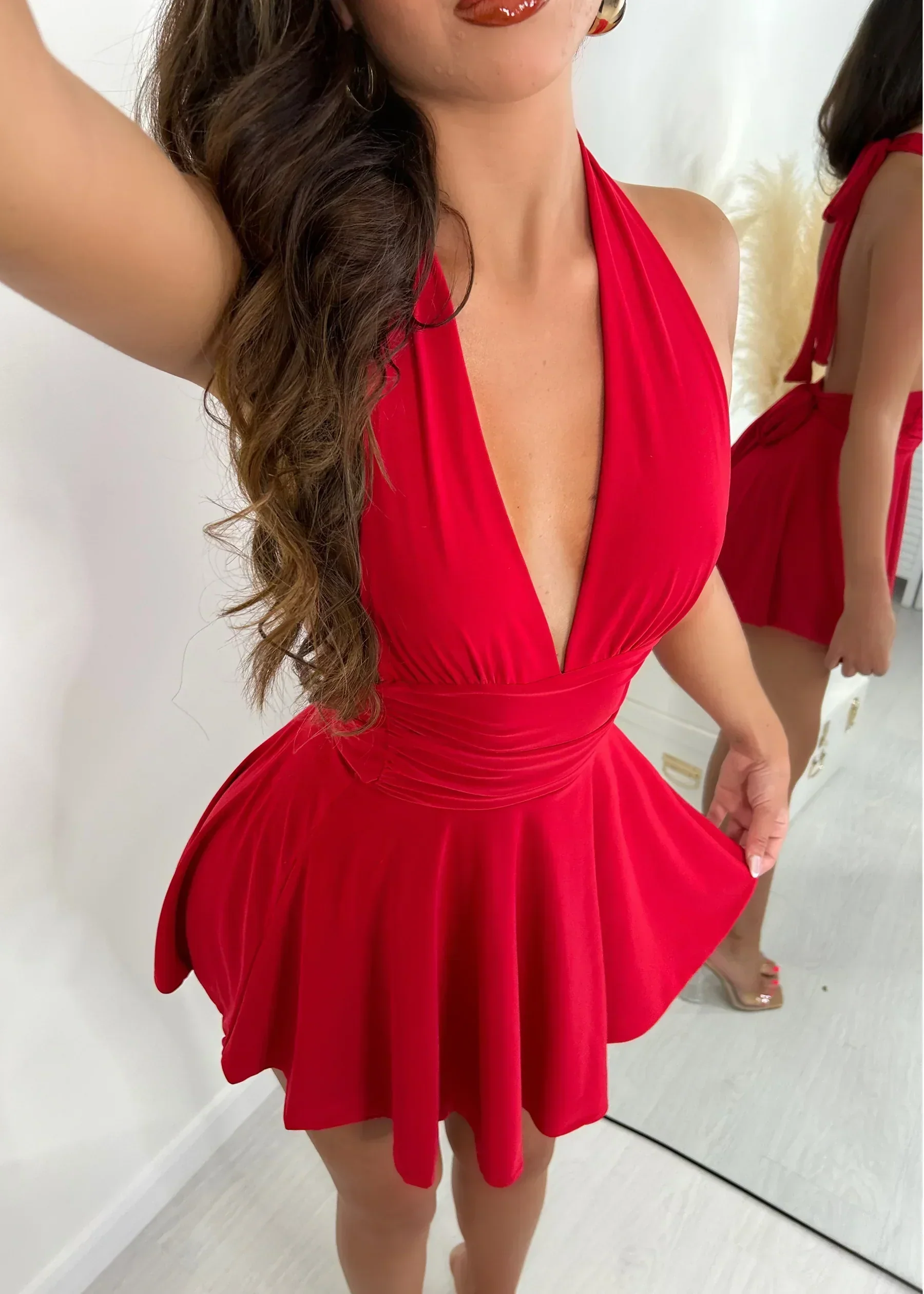 Myra | Fließender Neckholder-Kleid - Image 4
