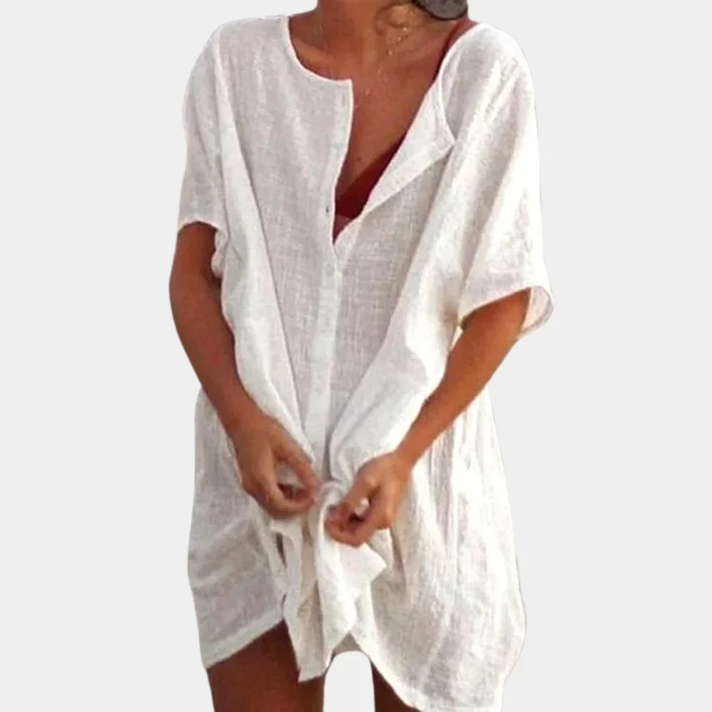 Myrtell – Strandkleid aus Leinen mit lockerer Passform - Image 3