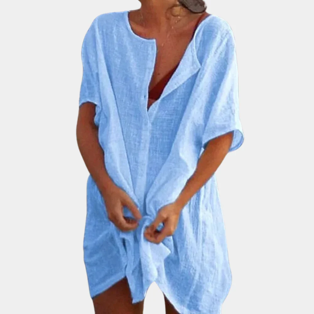 Myrtell – Strandkleid aus Leinen mit lockerer Passform - Image 4