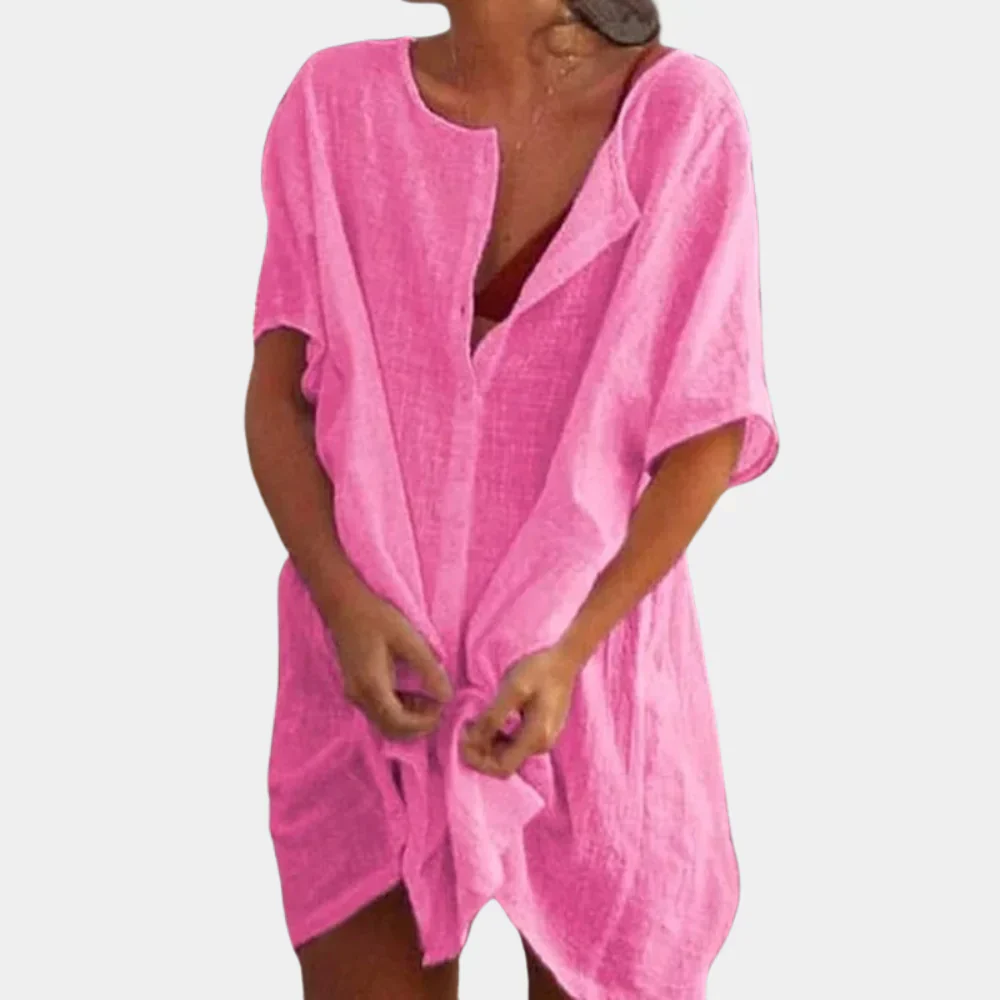 Myrtell – Strandkleid aus Leinen mit lockerer Passform - Image 6