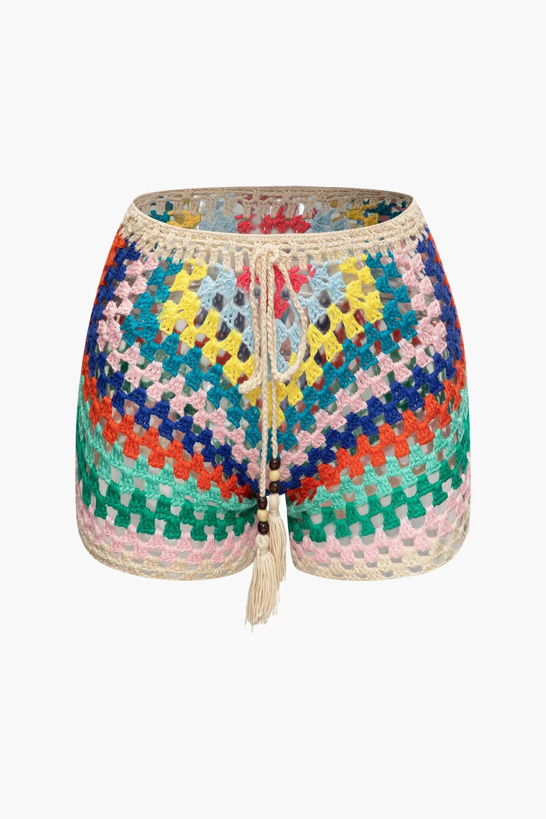 Naila | Boho-Strick-Zweiteiler mit Bustier & Shorts - Image 3