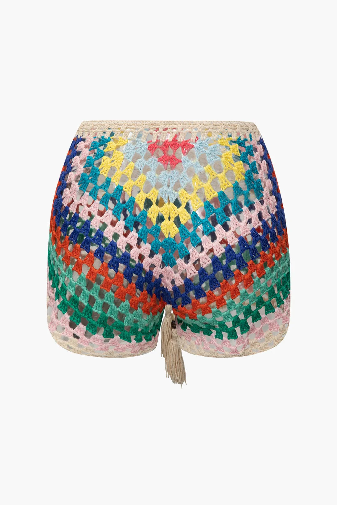Naila | Boho-Strick-Zweiteiler mit Bustier & Shorts - Image 5