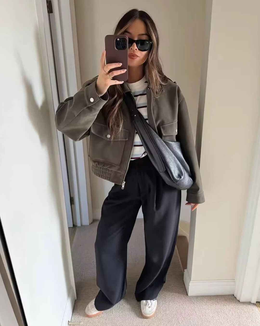 Naila | Suede Pilotjacke - Image 5