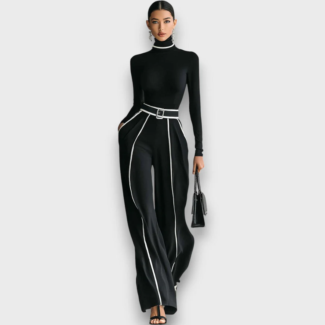 Nalira – Elegantes Zweiteiler-Set mit hohem Kragen - Image 6