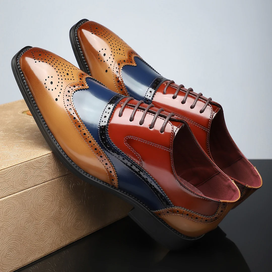 Nalos - Handgefertigte Vollbrogue-Oxford-Schuhe - Image 2