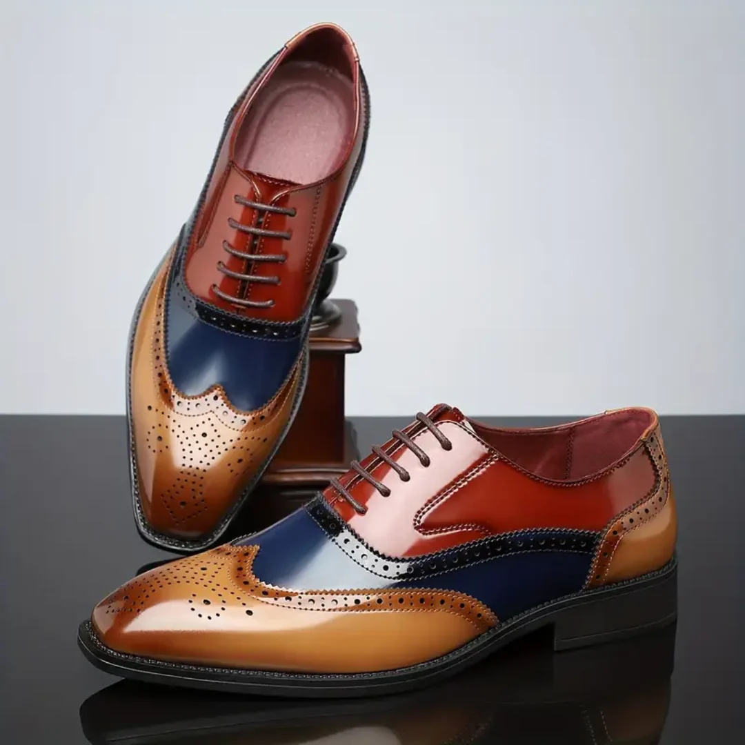 Nalos - Handgefertigte Vollbrogue-Oxford-Schuhe - Image 3