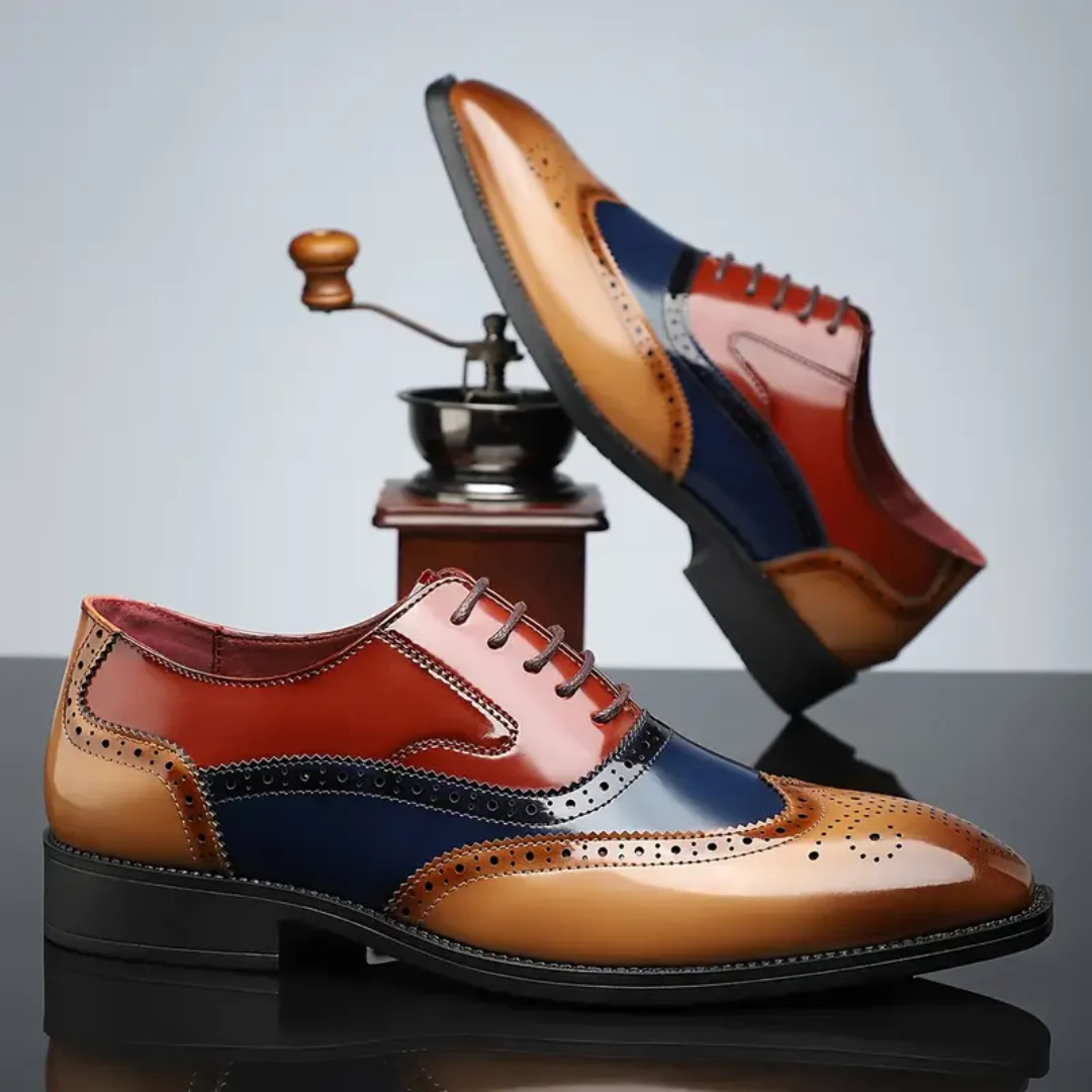 Nalos - Handgefertigte Vollbrogue-Oxford-Schuhe - Image 4