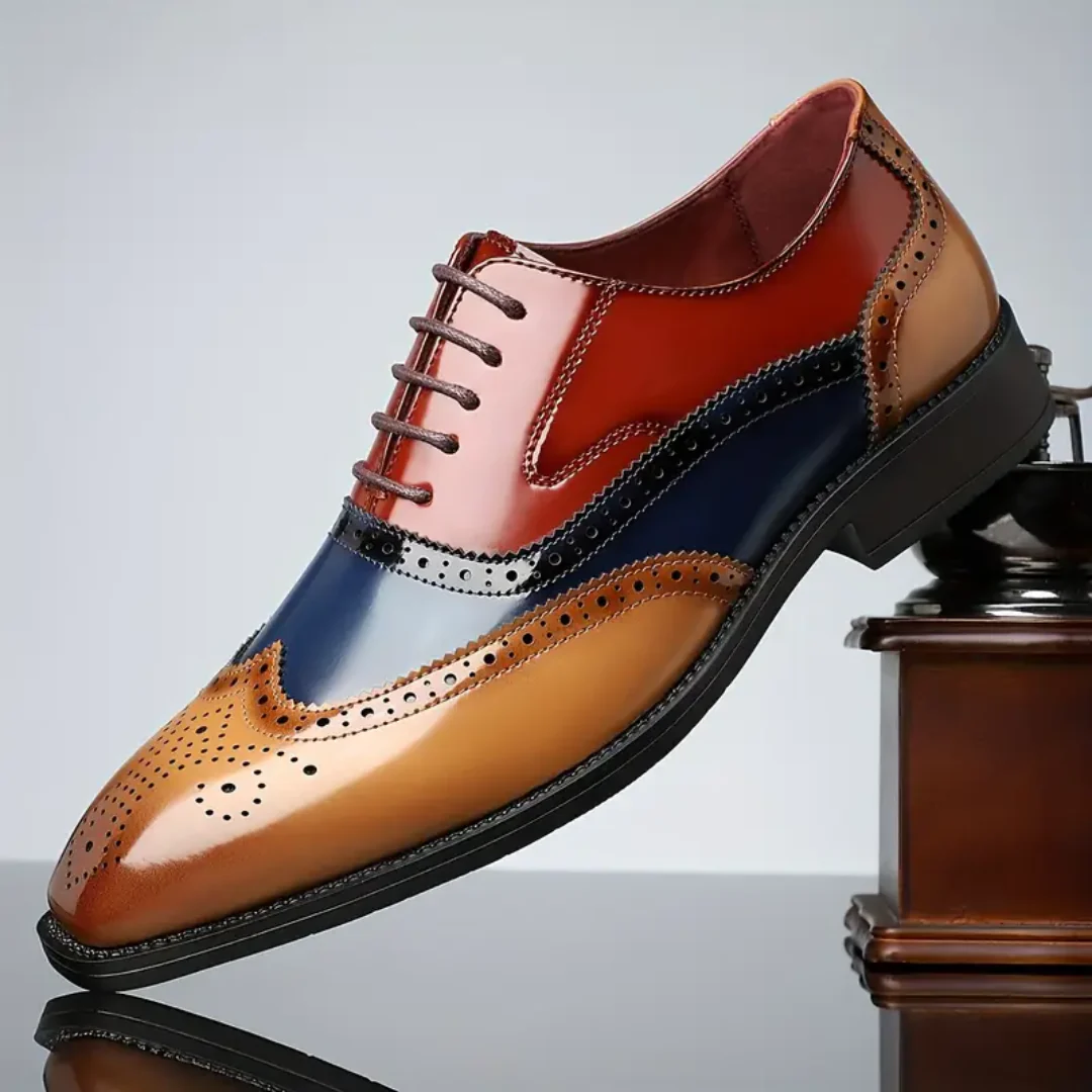 Nalos - Handgefertigte Vollbrogue-Oxford-Schuhe - Image 5