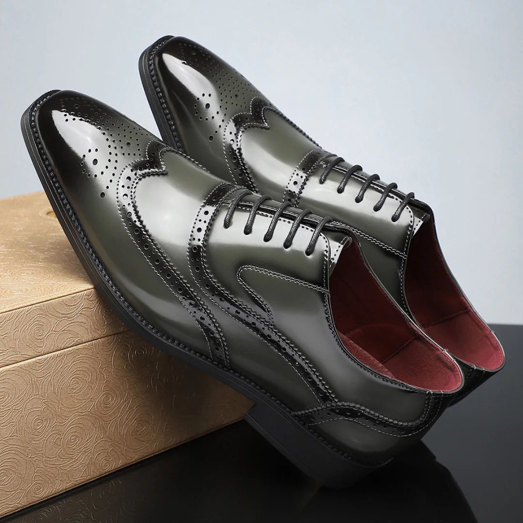 Nalos - Handgefertigte Vollbrogue-Oxford-Schuhe - Image 7