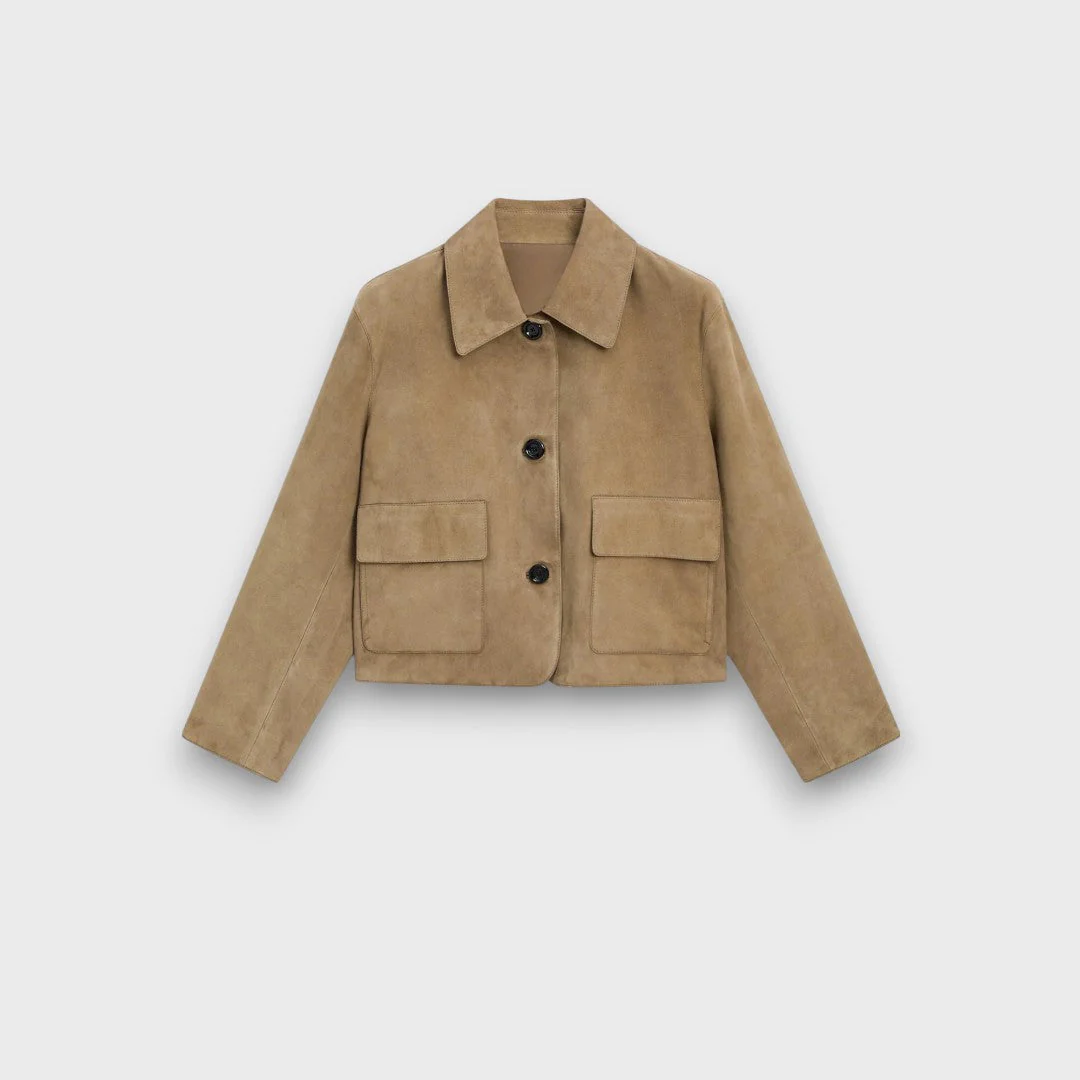 Naomi – Elegante Wildlederjacke mit klassischem Schnitt - Image 3