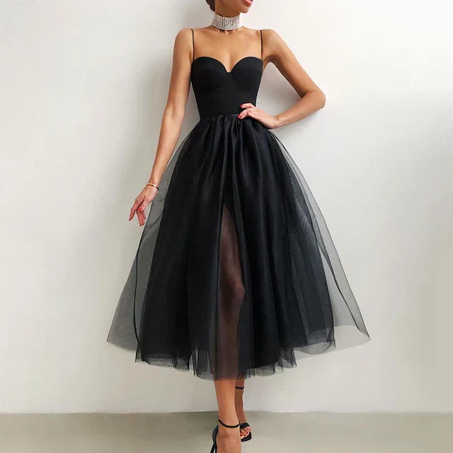 Narcisa- Elegantes Tüll Korsatzt Abendkleid Für Damen - Image 2