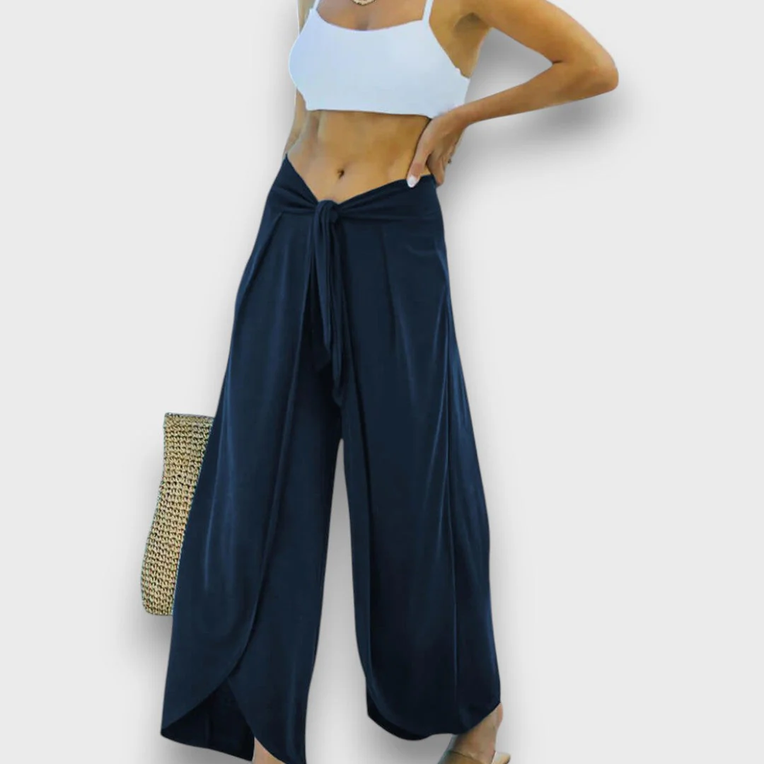 Narella – Sommerhose mit Wickeleffekt und Bindegürtel - Image 10