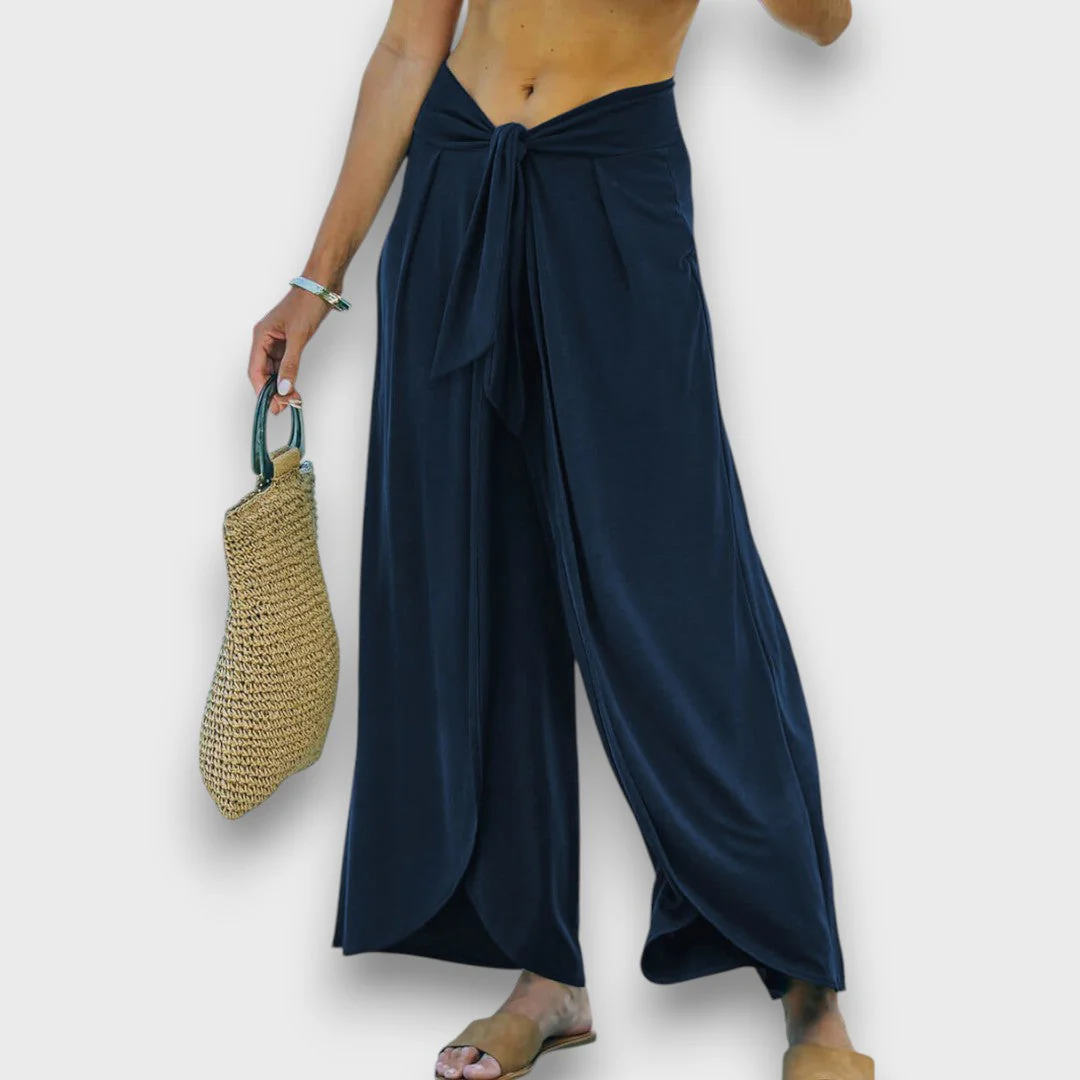 Narella – Sommerhose mit Wickeleffekt und Bindegürtel - Image 5