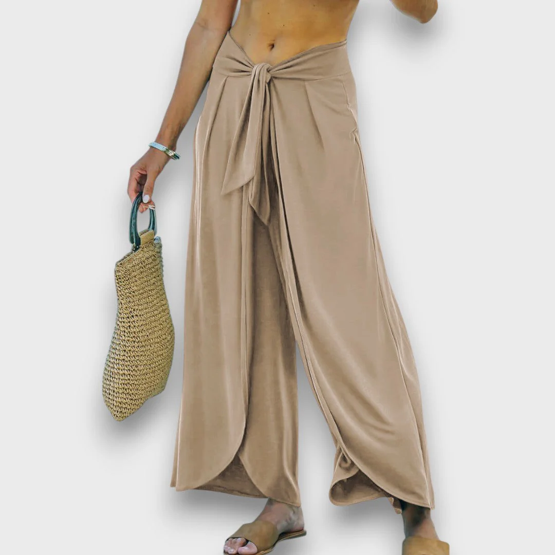 Narella – Sommerhose mit Wickeleffekt und Bindegürtel - Image 6