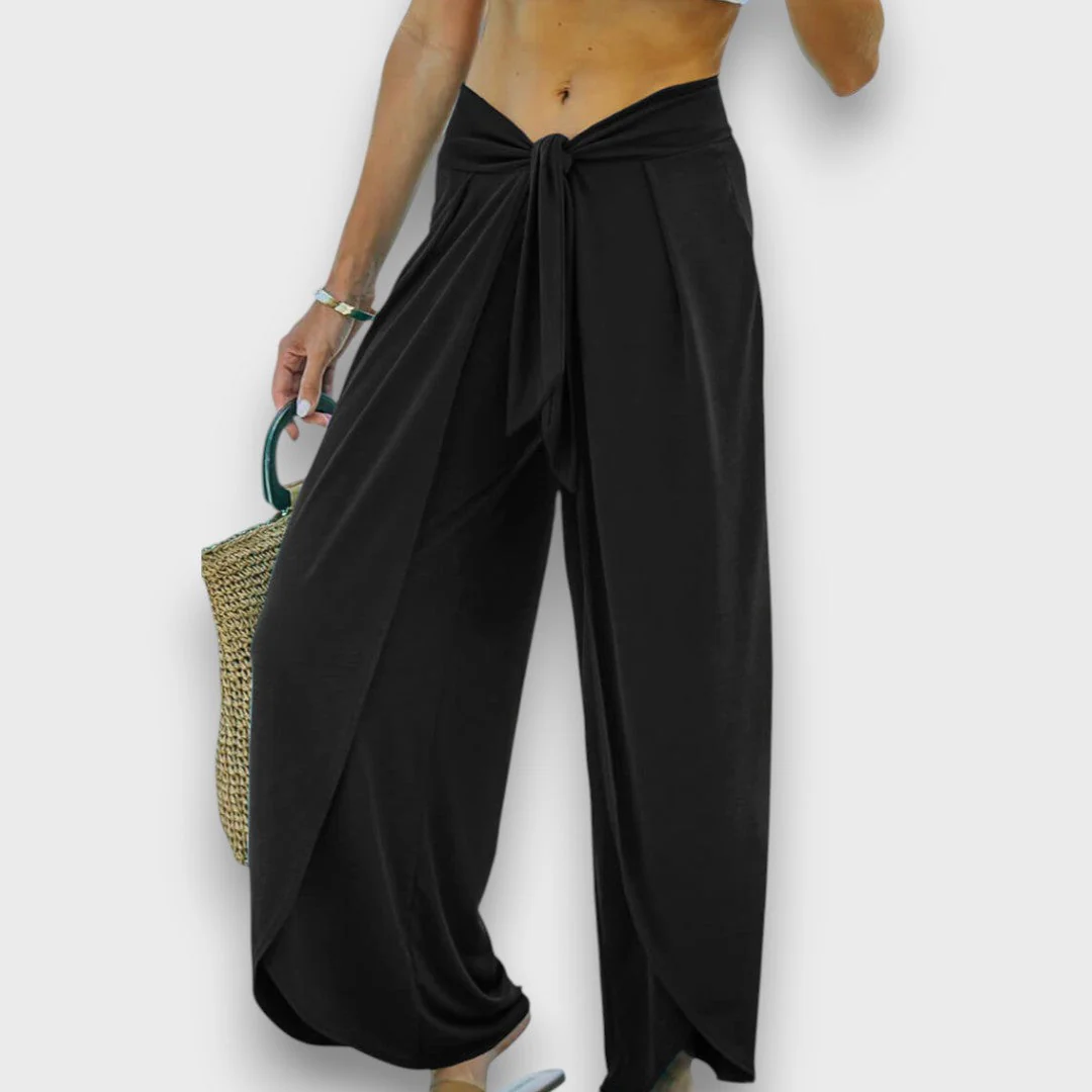 Narella – Sommerhose mit Wickeleffekt und Bindegürtel - Image 7