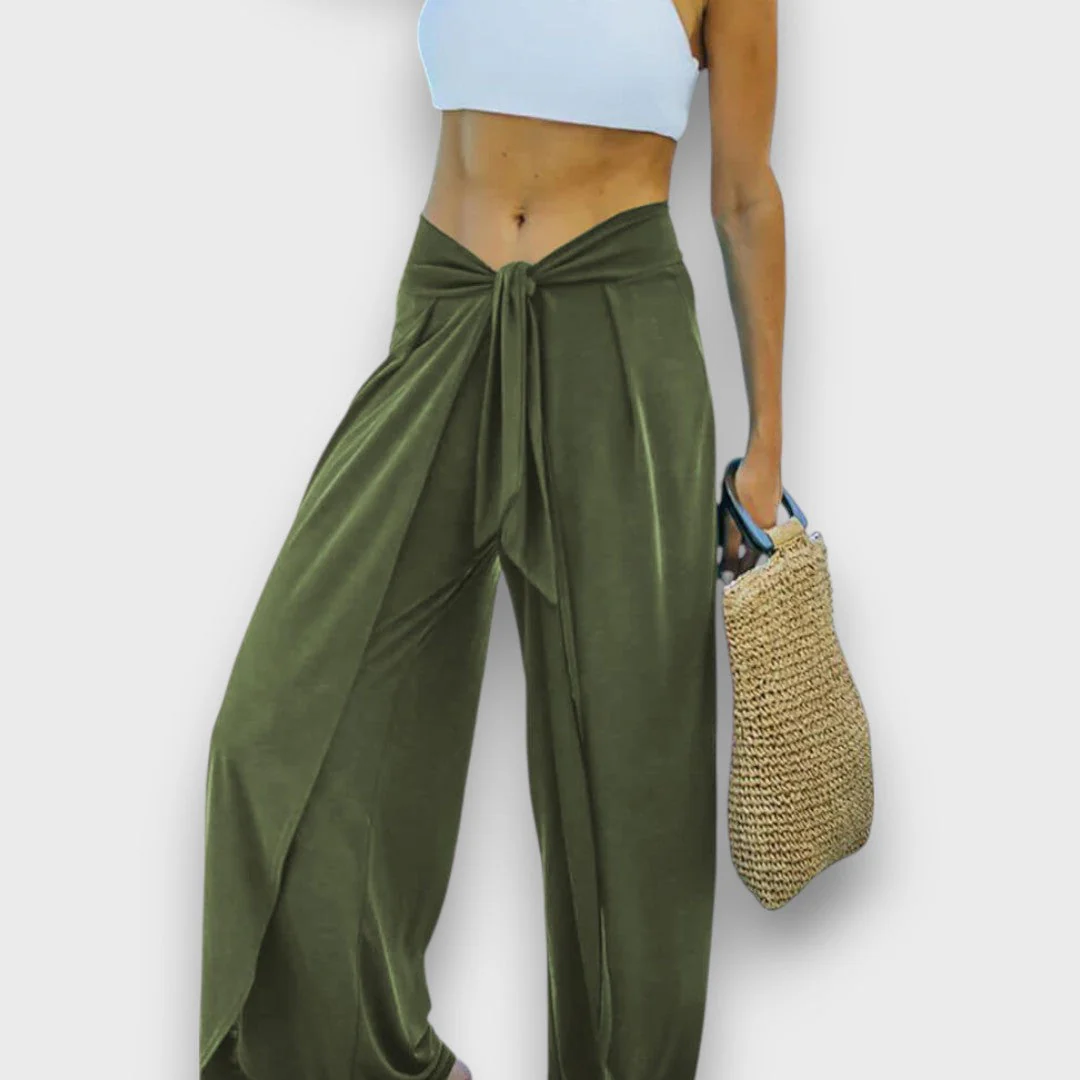 Narella – Sommerhose mit Wickeleffekt und Bindegürtel - Image 8