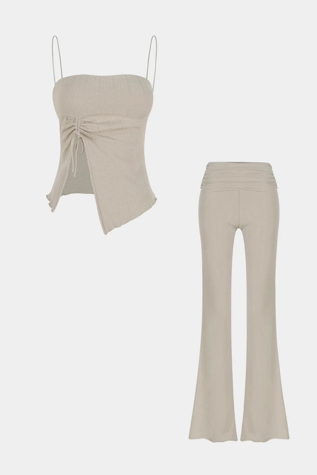 Natascha | Elegantes Zweiteiler-Set mit Wickel-Top & Flared-Hose - Image 4