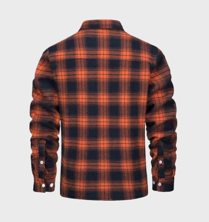 Nate™ | Herren Karierte Sherpa-Futterjacke - Image 2