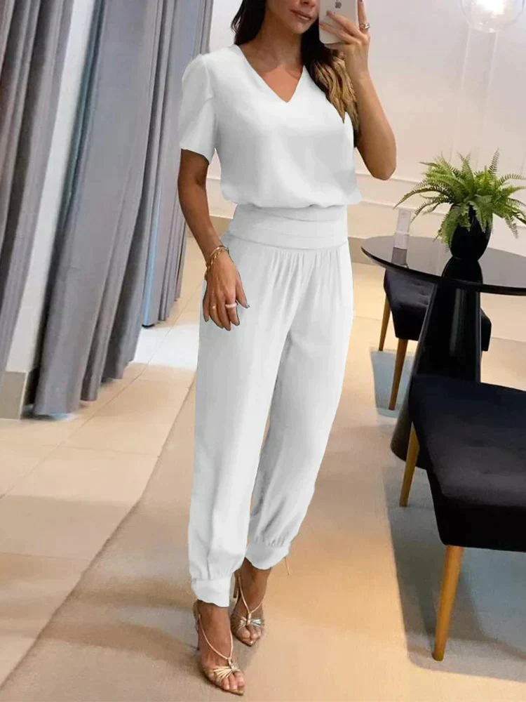 Nathalie - Damen Bluse & Hose Set - Image 10