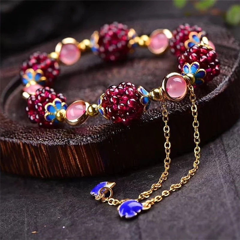 Natürliches Stein Beeren Armband - Image 2